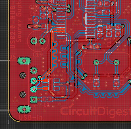 USB Hub PCB