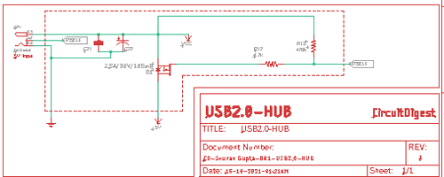 USB2.0 Hub Circuit