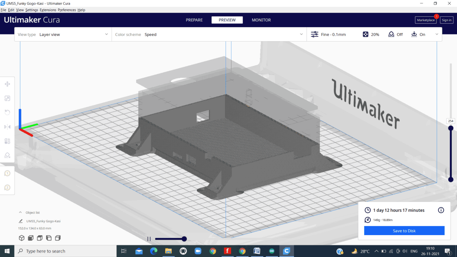 3D Model Design in Ultimaker Software