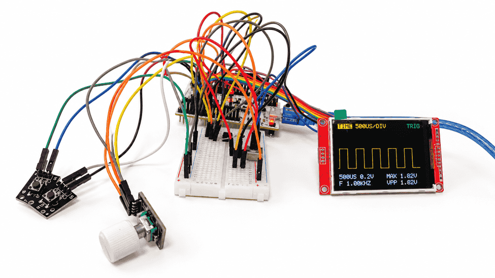 Actual Circuit on Breadboard