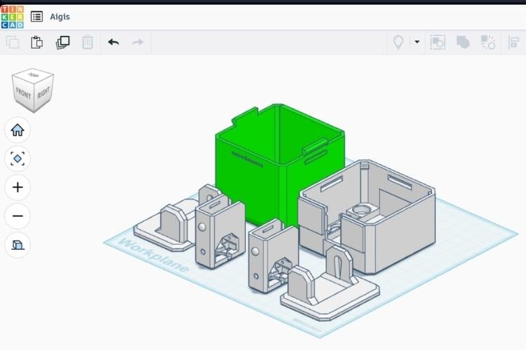 Aigis Master Robot 3D Design