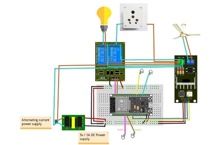 Aigis Smart Home Node  Circuit Diagram