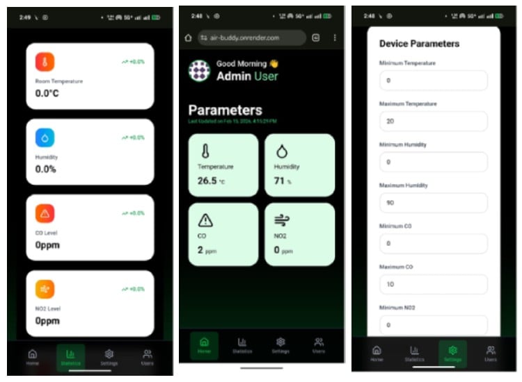 AirBuddy Mobile App Screenshots