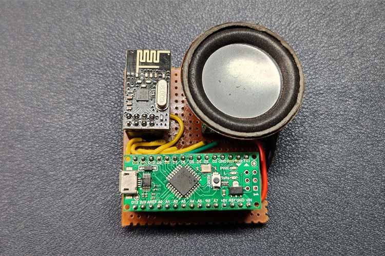 Arduino Audio Spy Bug Circuit Board