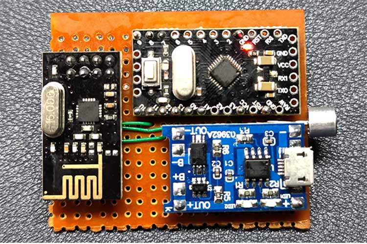 Arduino Audio Spy Bug Circuit