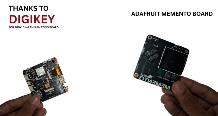 Asdafruit Memento Board