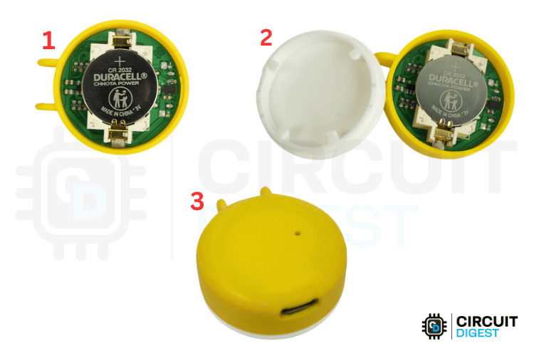  Wearable Air Quality Pendant Assembling