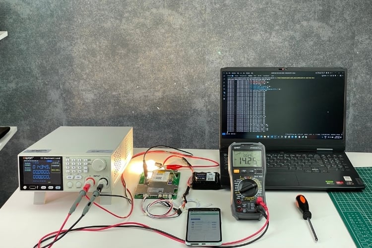 Our BMS Test Setup