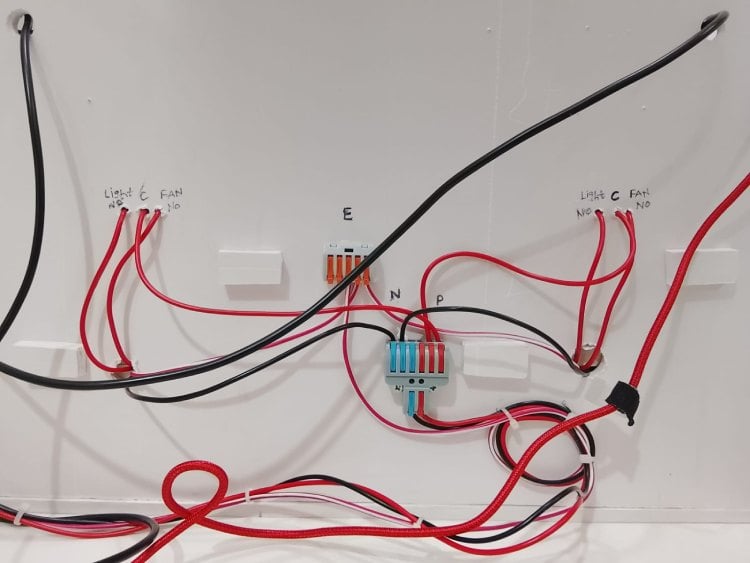 Back Side Relay Wiring