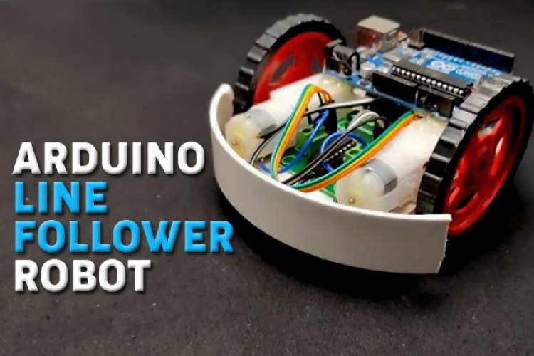 Building an easy Line Follower Robot using Arduino Uno