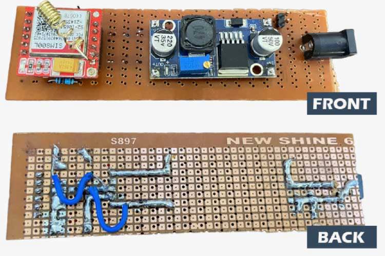Circuit Connection of SIM800L module