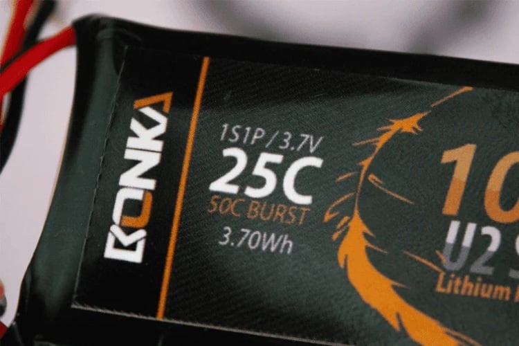 25C discharge rating minimum value