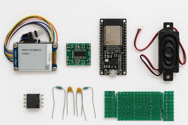 Components Required for Smart Reminder 