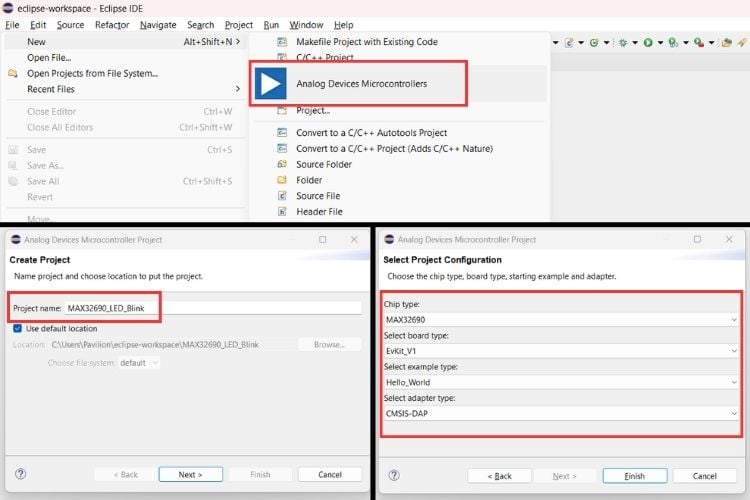 Creating a Project in Eclipse IDE