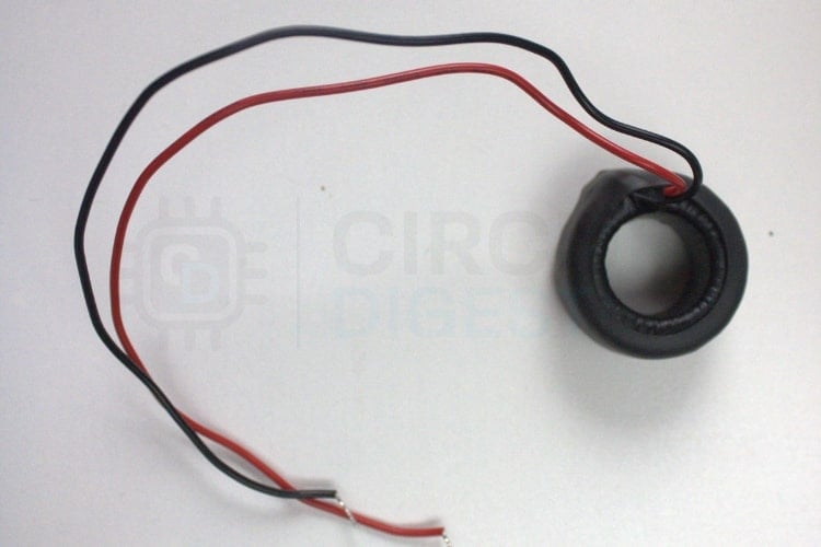 Open-core current transformer CT sensor for non-invasive current measurement in smart energy meter systems