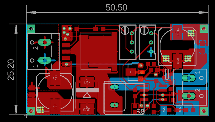 XL4015 Buck Converter Module PCB Design