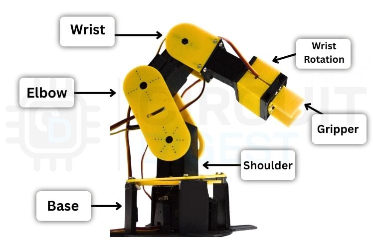 DIY Arduino Robotic Arm Part Marking