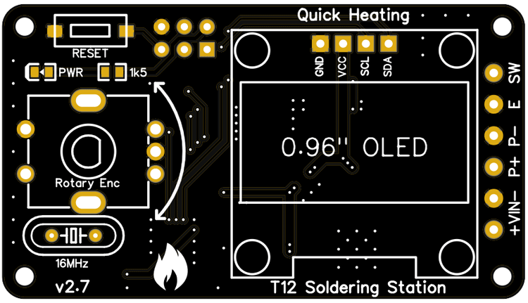 DIY Soldering Iron Controller PCB