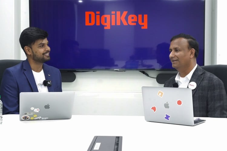 CircuitDigest interviewer Aswinth Raj talks with DigiKey CIO Ramesh Babu about the company’s India subsidiary and operations.