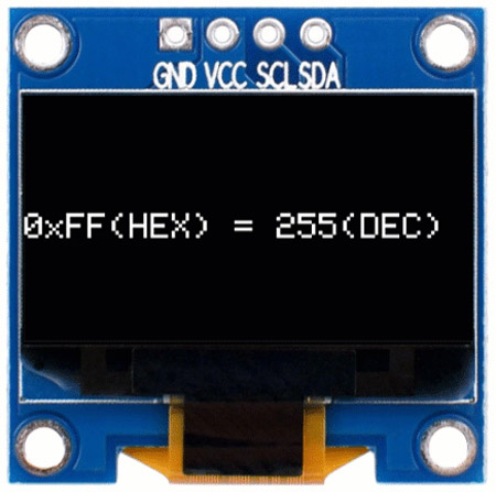 Displaying Base Encoded Number
