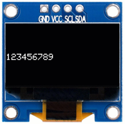 Displaying Numbers on OLED Module