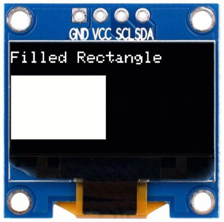 Drawing Filled Rectangles on OLED