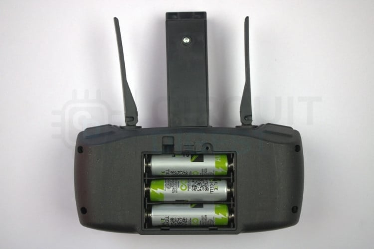 E88 Drone controller battery install