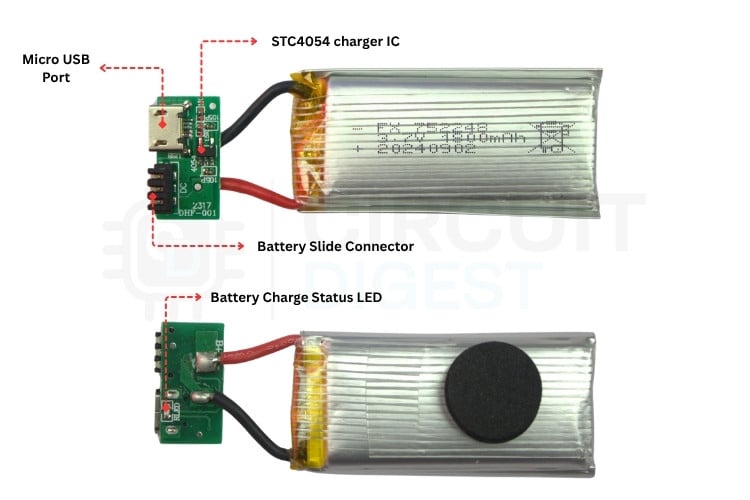 E88 Drone battery module teardown