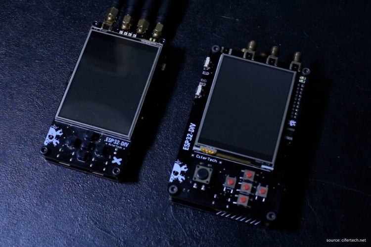 Comparison between ESP32-DIV-V2 and ESP32-DIV 