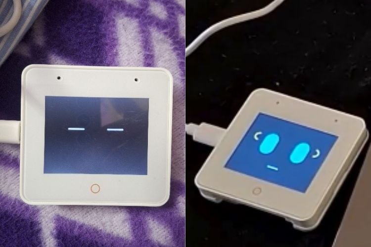 ESP32 S3 Box 3 Display Showing Animated Face Interface