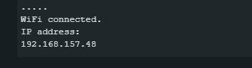 ESP32 Wifi Connected