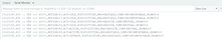 ESP8266 UDP Parameter Reception