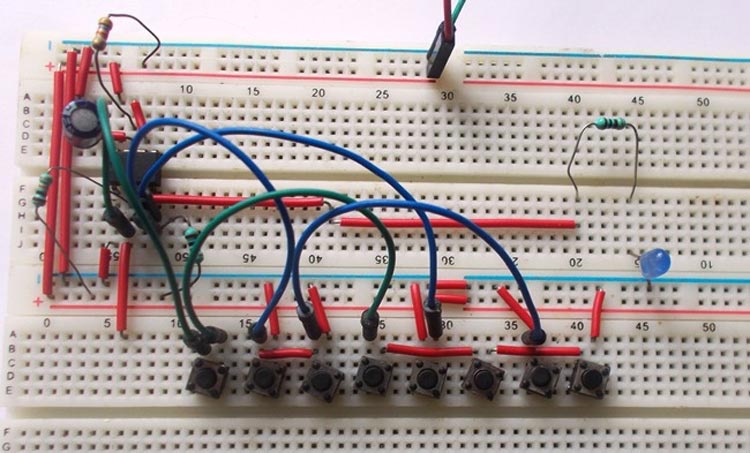 Electronic Code Lock Circuit