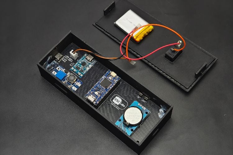 Round Segment Clock Fully Assembled