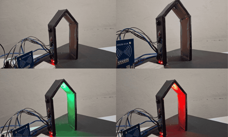 Find My Book AI IoT Smart Library Door RFID Scanning