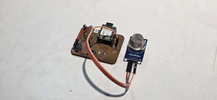 Gas Sensor Node Kavach