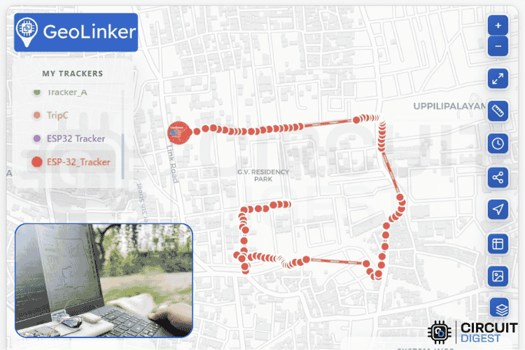GeoLinker GPS Tracker Demonstration