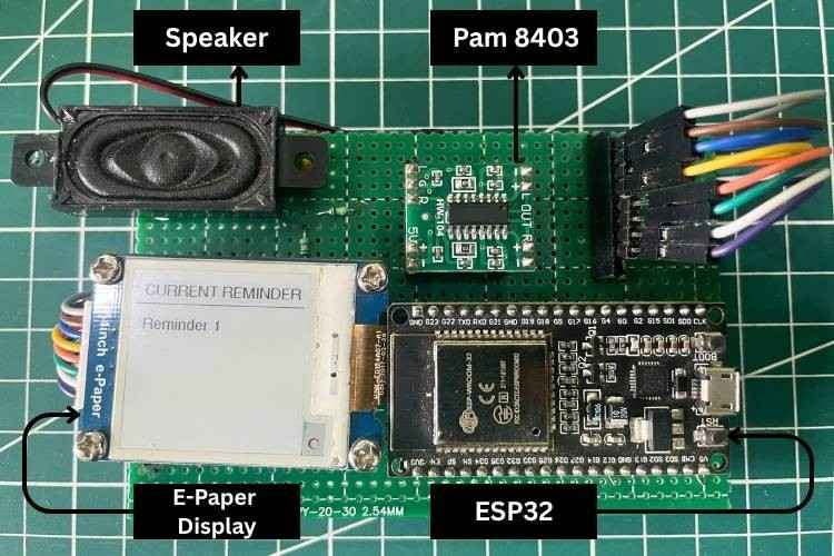 Hardware Configuration For the  IoT Based Smart Reminder