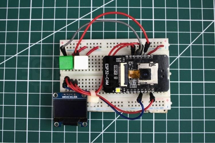 Hardware Connection For The Photo Capture and Email System