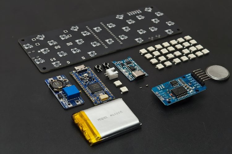 Hardware Required for Building Arduino Round Segment NeoPixel Clock