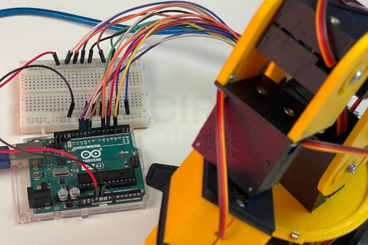 Hardware Setup of Robotic Arm