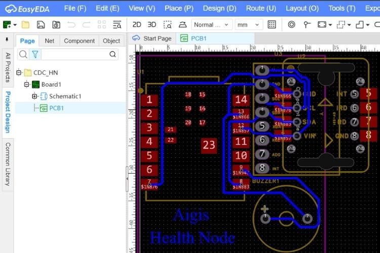 Health Node Pcb