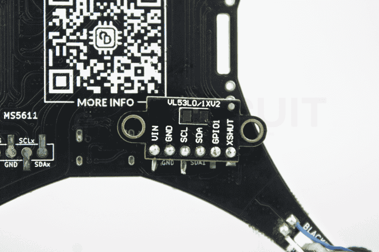 VL53L1X ToF sensor properly mounted on LiteWing drone bottom for height hold altitude control