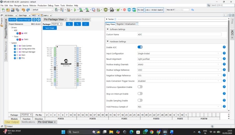 Initial Servo Testing and Development Approach