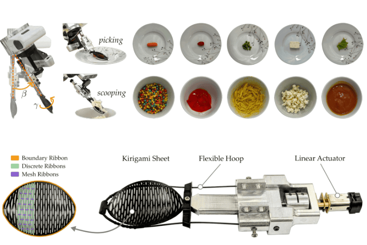 Picking and Scooping Demo of Kiri-Spoon