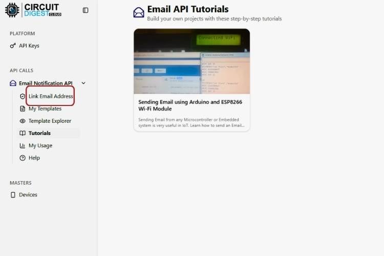 Linking Email Address Process