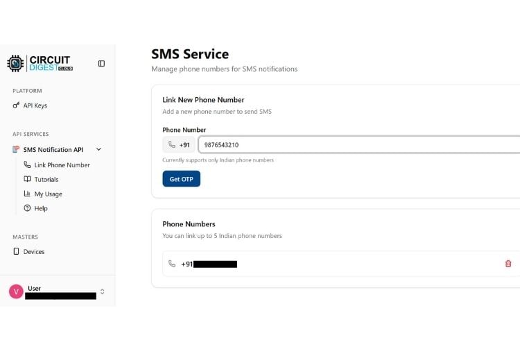 Linking The Phone CD SMS API