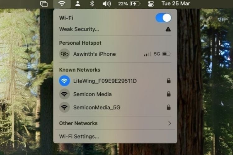 Connecting litewing via WiFi on PC