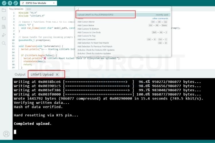 Uploading Models To Flash