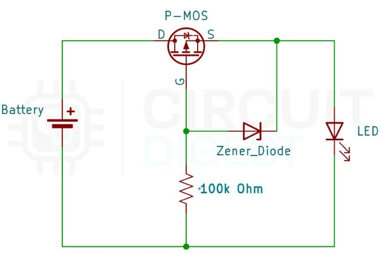  MOSFET Reverse Polarity Protection with Gate Zener